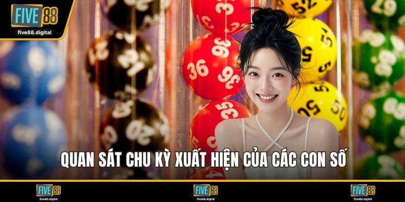 Quan sát chu kỳ xuất hiện của các con số